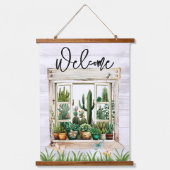 Vetplant Cactus Tuin Hangend Wandkleed (Voorkant)