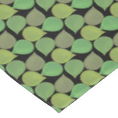 Vetplant Jade Boom Groene Bladeren op Zwart Tafelkleed (Gekanteld)
