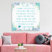 Vetplant Randen Aangepaste Brief aan Vrouw  Canvas Afdruk (Insitu (Woonkamer))