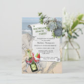 Vetplant tinten van bleke blues vrijgezellenfeest (Staand voorkant)