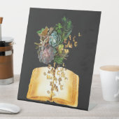 Vetplant tuinontwerp  reclamebord met voetstuk (Insitu)