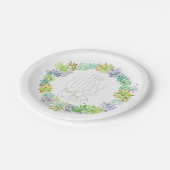 vetplant | VRIJGEZELLENFEEST WATERVERF Papieren Bordje (Gekanteld)