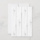 vetplant | Waterverf bruiloft RSVP Kaartje (Achterkant)