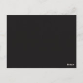 Vetplant Woestijnplant  Briefkaart (Achterkant)