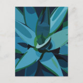 Vetplanten Blauwe Agave Cactus Vetplanten Briefkaart (Voorkant)