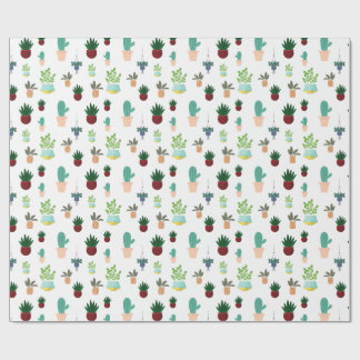 Vetplanten Cactussen Inpakpapier