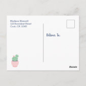 Vetplanten Cactussen Je Maakt Mijn Leven Niet Succ Briefkaart (Achterkant)