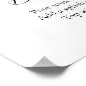 Vetplanten en Eucalyptus Groene Bar Bord Poster (Hoek)