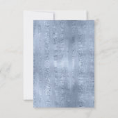 Vetplanten en Glinstering Details Inzet Blauw ID51 Kaart (Achterkant)