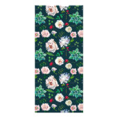 Vetplanten & Goud Chic Trouwmenu Reclamekaart (Achterkant)