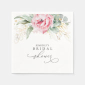 Vetplanten Groene Elegante Bruiloft / Baby Shower Servet (Voorkant)