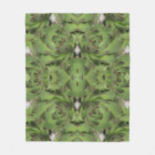 Vetplanten Kippen En Kuikens Abstract Patroon Fleece Deken (Voorkant)