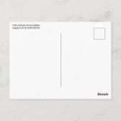 Vetplanten Kleurpotloodtekeningen Briefkaart (Achterkant)