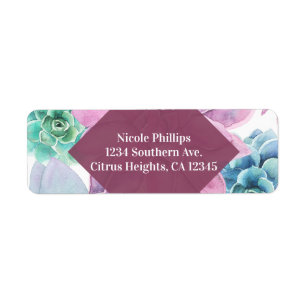 Vetplanten Moderne Chic Marmeren Bruidsdouche Fies Etiket