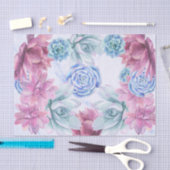 Vetplanten Moderne Chic Marmeren Bruiloft Feest Tissuepapier (Craft)