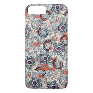 vetplanten oranje roze ster Case-Mate iPhone case