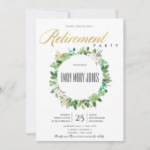 VETPLANTEN WATERVERF KRANS PENSIOEN KAART (Voorkant)