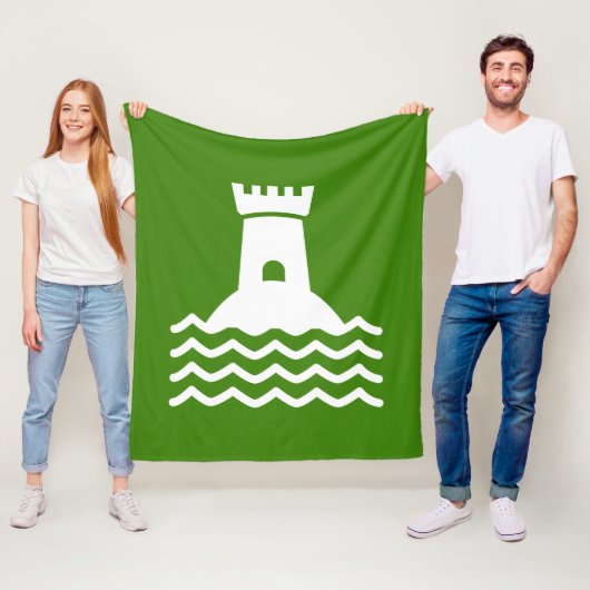 Vetravian Flag - Medium Fleece Blanket Deken (In situ)