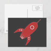 Vetretro Rocket Shiket Red Briefkaart (Voorkant / Achterkant)