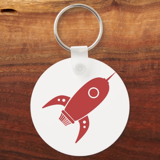 Vetretro Rocket Shiket Red Sleutelhanger (Voorkant)