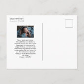 Vetretro welkome geboorteaankondiging briefkaart (Achterkant)