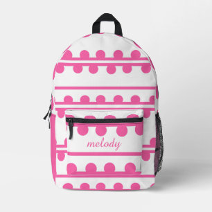 Vetroze Polka Line Modern geometrisch patroon Bedrukte Rugzak