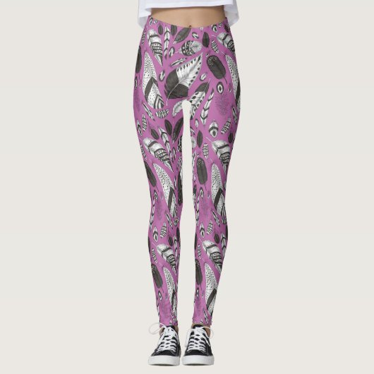 Vetspatroon Leggings (Voorkant)