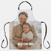 Vetste Chef Papa Aangepaste Foto Schort (Voorkant)