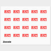 Vetstempel Ronde Sticker (Vel)