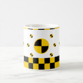 Vetstijl voor crashtestmarkers koffiemok (Center)