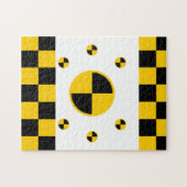 Vetstijl voor crashtestmarkers legpuzzel (Horizontaal)