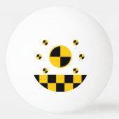 Vetstijl voor crashtestmarkers pingpongbal (Voorkant)