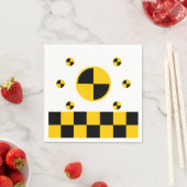 Vetstijl voor crashtestmarkers servetten (Insitu)