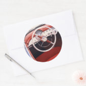 Vett Ronde Sticker (Envelop)