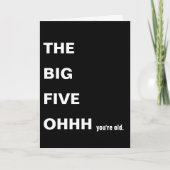 Vette 50ste verjaardag Humor Kaart (Voorkant)