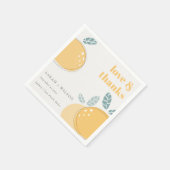 Vette Abstracte Bedankt van de Lemon Fruity Bold W Servet (Hoek)