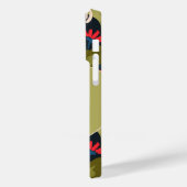 Vette Abstracte Floral Phil. 4:13 Monogram Case-Mate iPhone Case (Achterkant / Links)