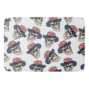 Vette Amerikaanse Cowboy Skull Badmat
