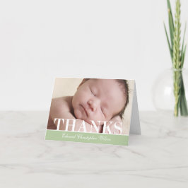 Vette Bedankt Bedankt Card