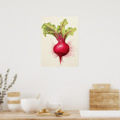 Vette biet: een uitbarsting van Natuur Poster (Keuken)