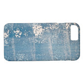 vette blauwe verftextuur Case-Mate iPhone case (Achterkant (Horizontaal))
