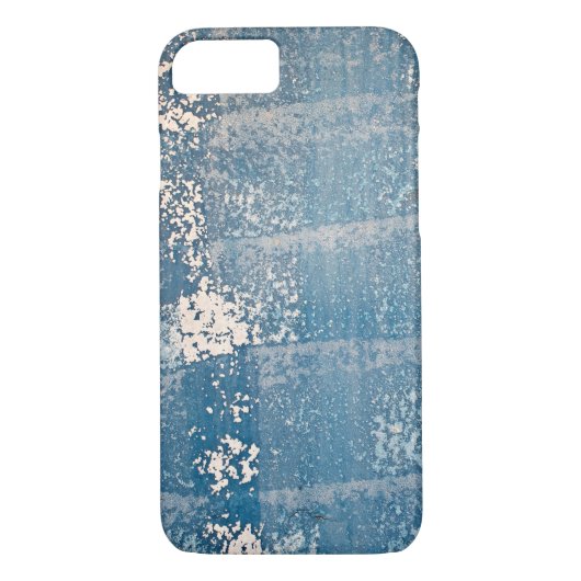 vette blauwe verftextuur Case-Mate iPhone case (Achterkant)