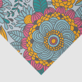 Vette bloemen en wijnstokken tissuepapier (Detail)