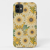 Vette Bloemen Geel Zonnige Zonnebloem Tuin Case-Mate iPhone Case (Achterkant)