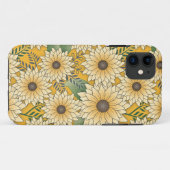 Vette Bloemen Geel Zonnige Zonnebloem Tuin Case-Mate iPhone Case (Achterkant (horizontaal))