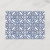 Vette bloemen met Citrus luier Raffle Informatiekaartje (Achterkant)