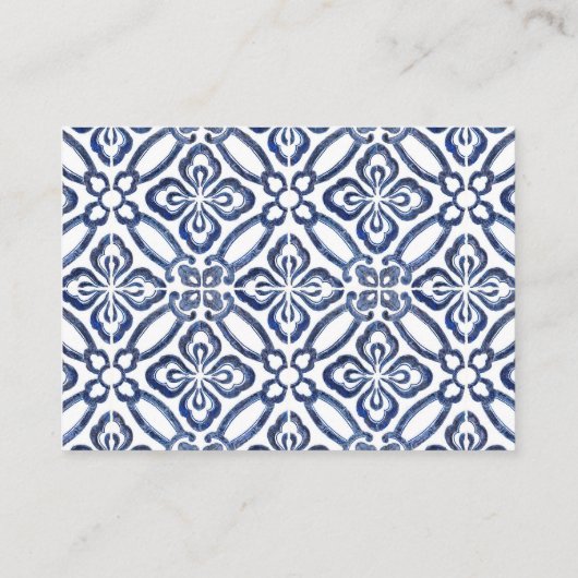 Vette bloemen met Citrus luier Raffle Informatiekaartje (Achterkant)