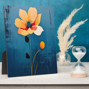 Vette Bloemenkunst met Abstracte Bloemen Fotoplaat