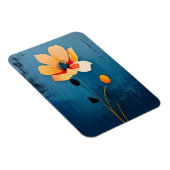 Vette Bloemenkunst met Abstracte Bloemen Magneet (Rechterzijde)