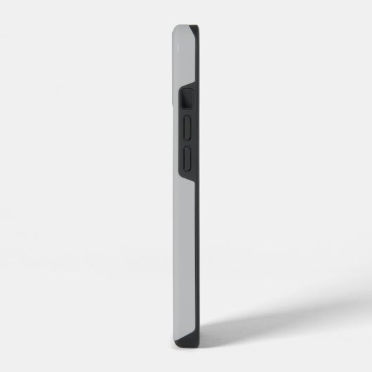 VETTE BLOEMENLETTER B MONOGRAM GRIJZE KLEUR iPhone HOESJE (Linkerkant)